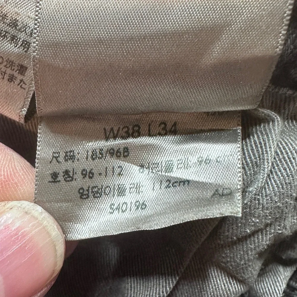 Levi's‎ 502 Jeans Mens 38x34 (37x31) Gray Premium Taper Fit Stretch Denim Pants